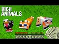 DON&#39;T GIVE ALL YOUR MONEY to ANIMALS In Minecraft !!! RICH ANIMALS