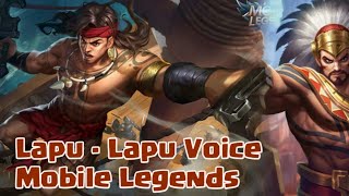 LAPU - LAPU VOICE MOBILE LEGENDS[SUARA LAPU LAPU] - MOBILE LEGENDS HERO VOICE