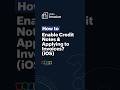 Enabling Credit Notes &amp; Applying to Invoices | Zoho Invoice | iOS App
