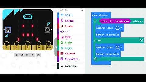 Programación con MakeCode - Micro:bit - Taller 3 - Entradas booleanas e impresión en pantalla.