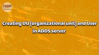 Creating OU (organizational unit) and User in Windows Server 2022