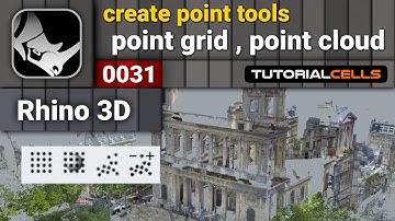 0031. point cloud & point grid in rhino