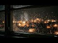 🌧️ Heavy Rain on a City Window | 3 Hours for Sleep &amp; Study