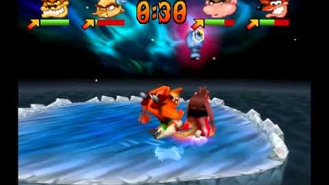 Crash Bash - Warp Room 1: Ruins - 06) Polar Panic Lv. 2