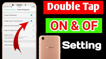 Oppo a83 double tap screen on & of setting | Oppo a83 mobile me double tap screen on & of kaise kare