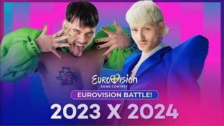 Eurovision Battle: 2023 VS 2024 (By Country)