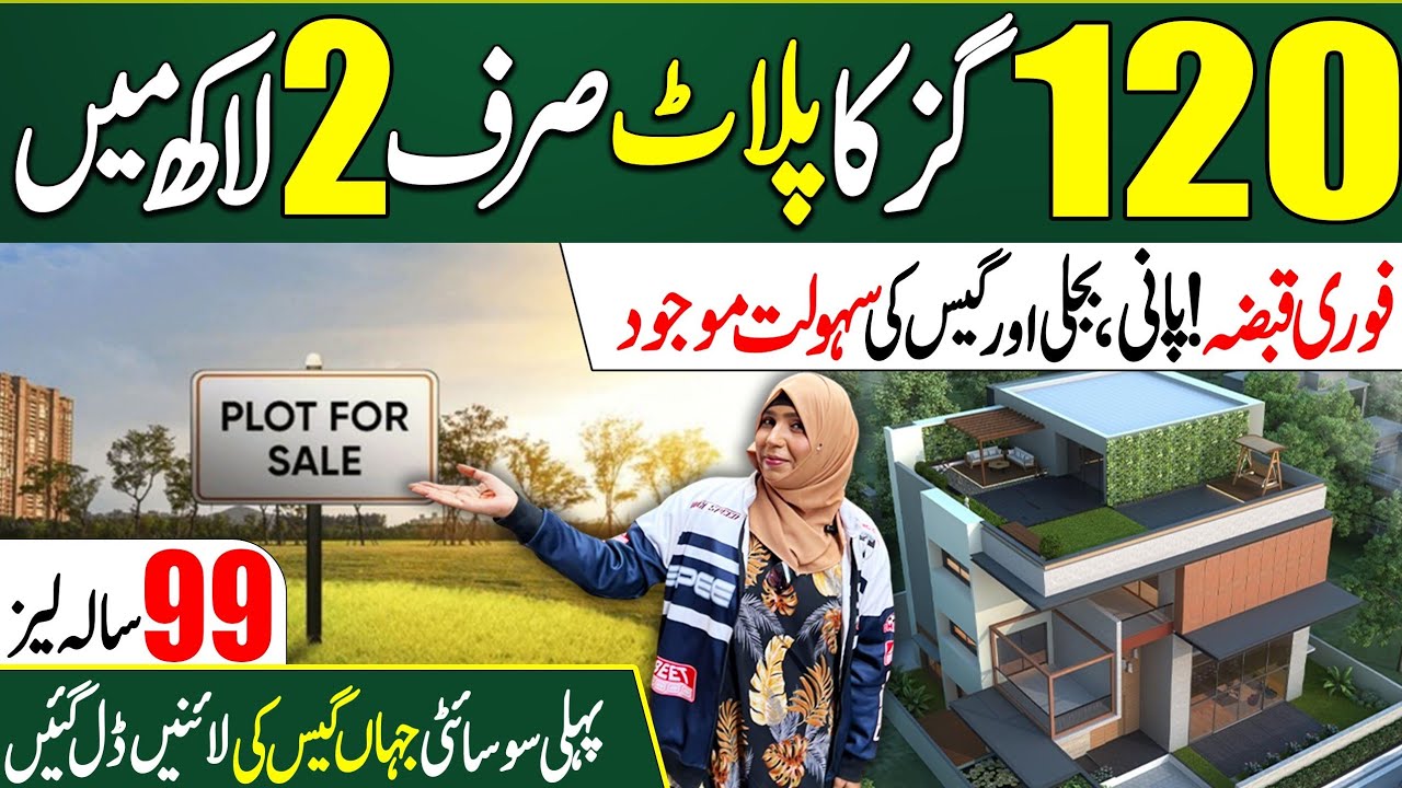 Plots on easy instalments Plan Karachi - Low cost housing scheme in Pakistan -House for Sale.