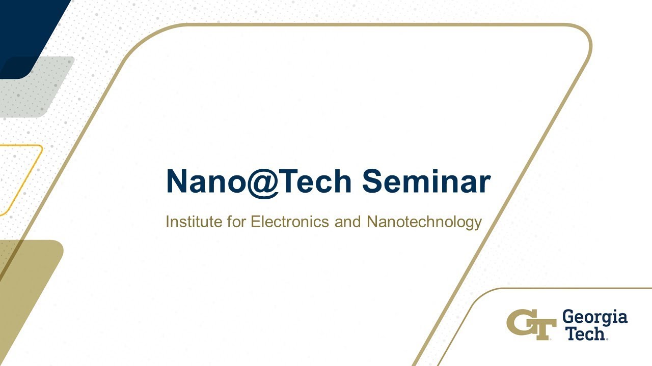 Farrokh Ayazi - "MEMS and Integrated Instruments:  What does the future hold?"