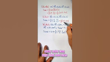 CÔNG THỨC TÍNH DIỆN TÍCH TAM GIÁC | Toán Lớp 10, 11, 12 #shorts