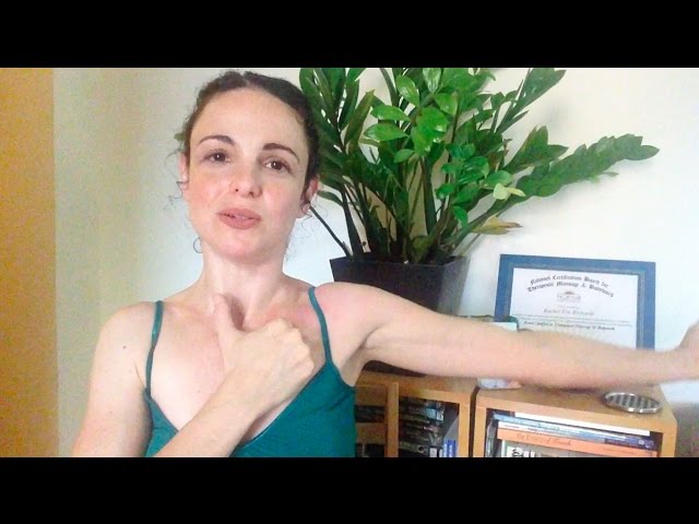 How to Release Tense Shoulders & Ease Neck Pain ♥ Back Massage