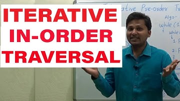 Iterative Inorder Traversal (Non-recursive)