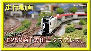 【走行動画】KATO E259系「成田エクスプレス」【鉄道模型・Nゲージ】