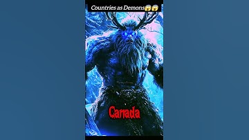 Countries As Demons😱😱#shorts #viral #ai #animation #anime #demons #country #egypt #thailand #canada