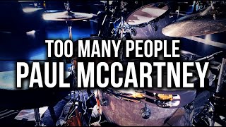 Paul & Linda McCartney | Too Many People | Drum Cover