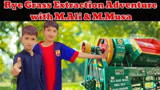 "Rye Grass Extraction Adventure with Muhammad Ali and Muhammad Musa"