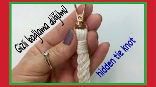 Makrome Gizli Düğümmakrome Düğümümacrame Hidden Tie Knot