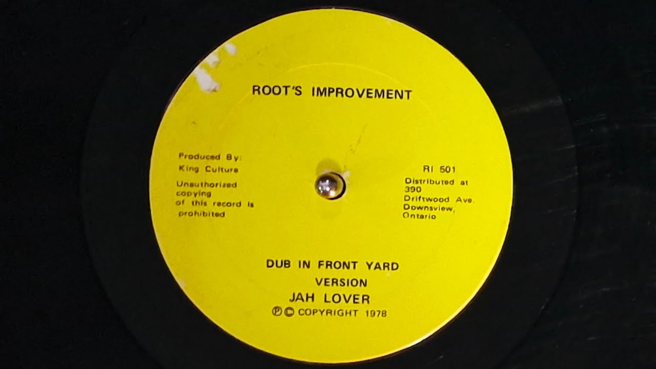 1978年オリジナル盤DUB IN FRONT YARD / JAH LOVER Jah lover - Dub in front yard 1978 - RossAndReggae11 - YouTube