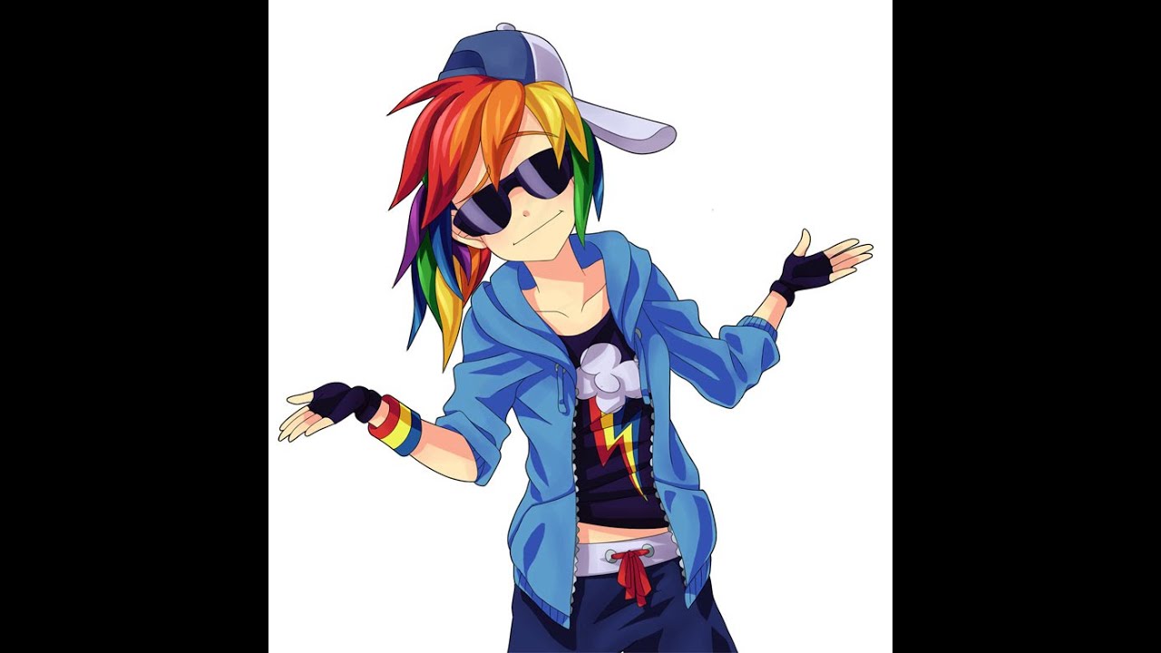 rainbow dash MV (give me a song DJ) - YouTube
