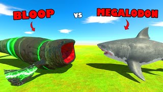 BLOOP vs MEGALODON | Upgrading into BLOOP The BIGGEST Mystery in Animal Revolt Battle Simulator screenshot 5