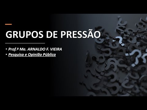 Vídeo: Pressão Da Opinião Pública