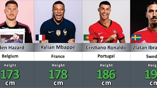Football Players REAL HEIGHT Revealed 2025