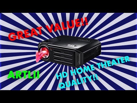 UNBOXING: Artlii Home Theater Projector [HD QUALITY!!]  [ARTLII STEPPED IT UP!!]