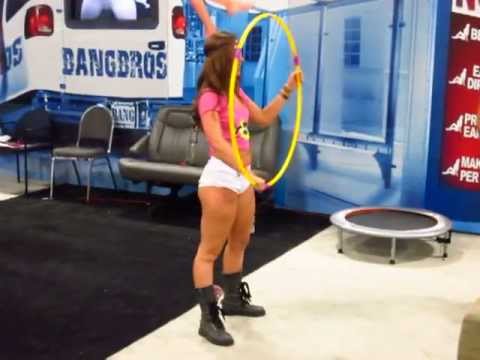 Remy Lacroix and her Hula Hoop