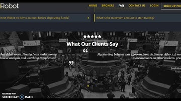 iBinary Option Robot; iRobot Review