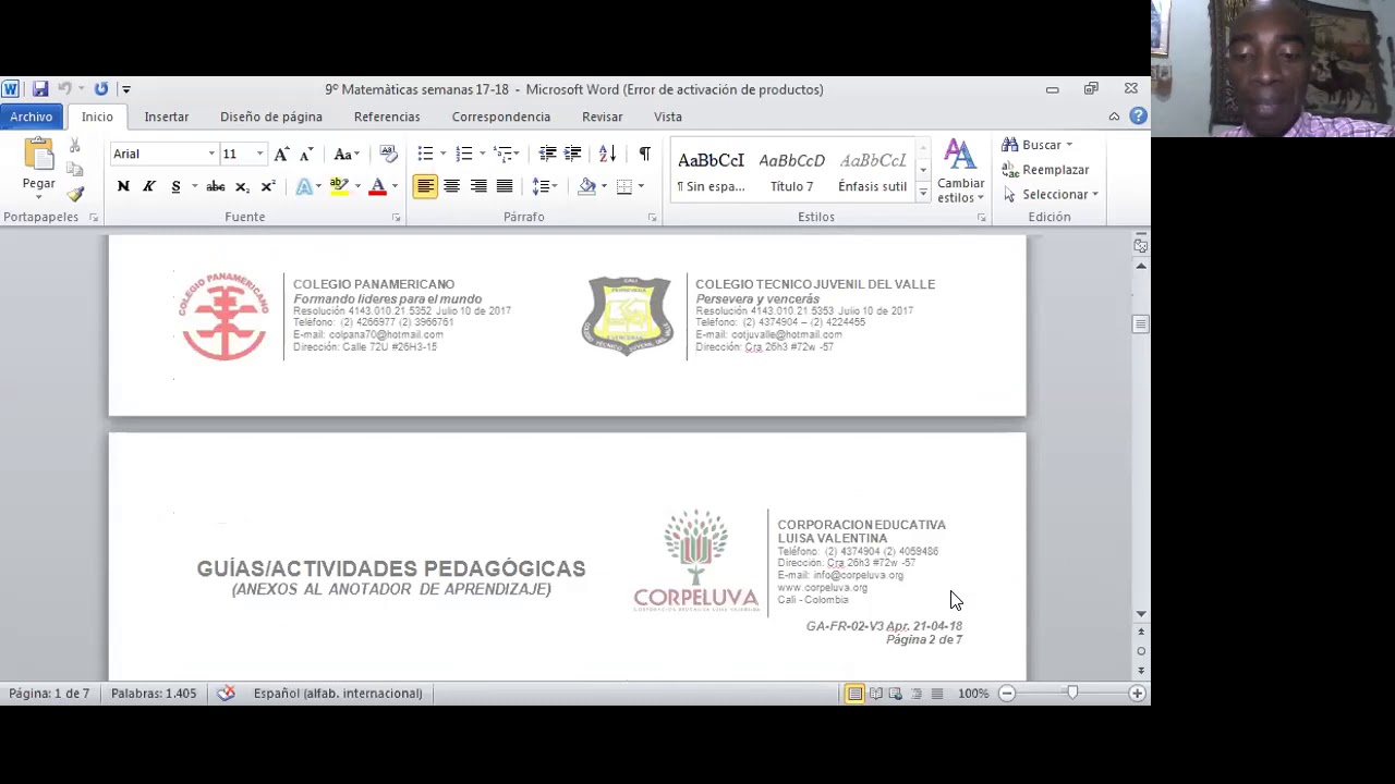 16/06/2020-Matemàticas
Semanas 17-18
Sistemas de Ecuaciones 2x2.