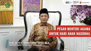 Pesan Menteri Agama untuk Hari Anak Nasional