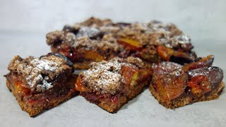 Ciasto Śliwkowe. Pyszne i szybkie ciasto ze śliwkami na oleju! Najłatwiejszy placek ze śliwkami!