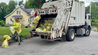 City of Worcester Mini Garbage Truck Flying Though Trash