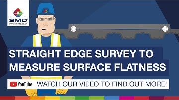 Straight edge survey to measure surface flatness