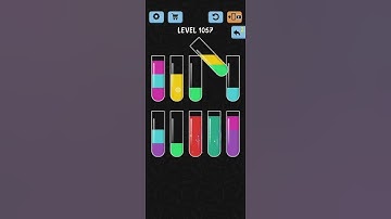 Water Color Sort Level 1057 Walkthrough Solution iOS/Android