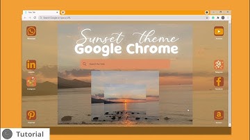 Sunset Theme for Make Your Google Chrome Look Aesthetic