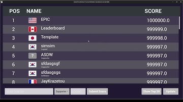 Unreal - Epic Leaderboard Plugin for UE5 (Download in Description)