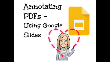 Annotating on PDFs using Google Slides