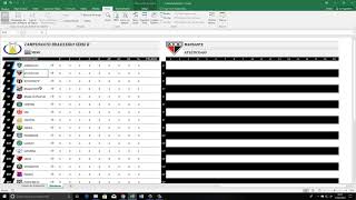 Campeonato Brasileiro Série B 2019 Excel screenshot 4