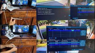 how to connect, add, setup or pair ip camera to onvif wifi nvr | match code through network cable