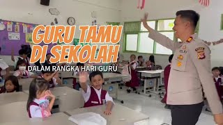 TEACHER'S DAY SPECIAL, be a guest teacher at school.