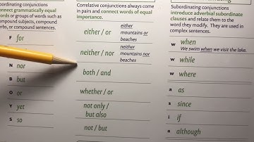 CC Essentials Chart H Correlative Conjunctions