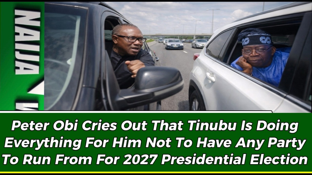 (15-2-26)Peter Obi Said Tinubu Is Doing Everything For Him Not To Have Any Party To Run From In 2027