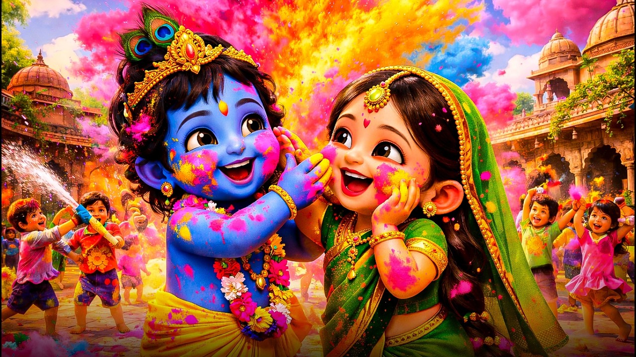 Vrindavan Mein Ude Re Gulal - वृन्दावन में उड़े रे गुलाल कह दो राधा रानी से | Holi Bhajan #holi