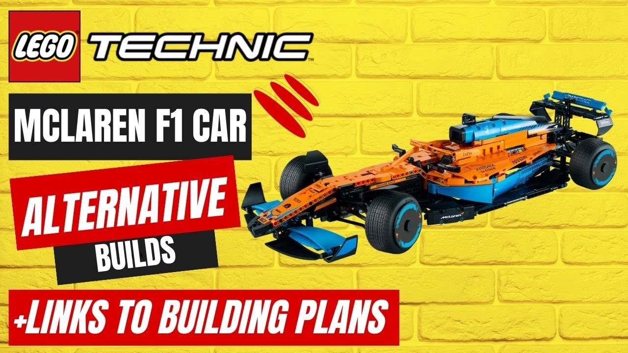 LEGO Technic 42141 McLaren F1 (2021.5) race car detailed building