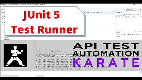 01- Karate API Automation | JUnit 5 Test Runner |