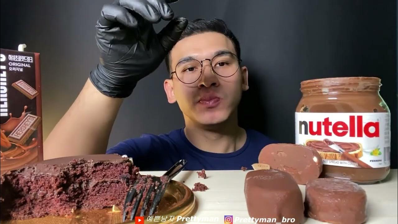 ASMR MUKBANG / ASMR CHOCOLATE PARTY ICE CREAM MAGNUM TICO CAKE DESSERT