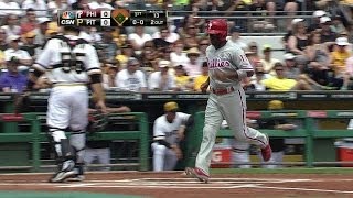 Celebrity PHI@PIT: Byrd knocks in Rollins with a single to left Wealth
