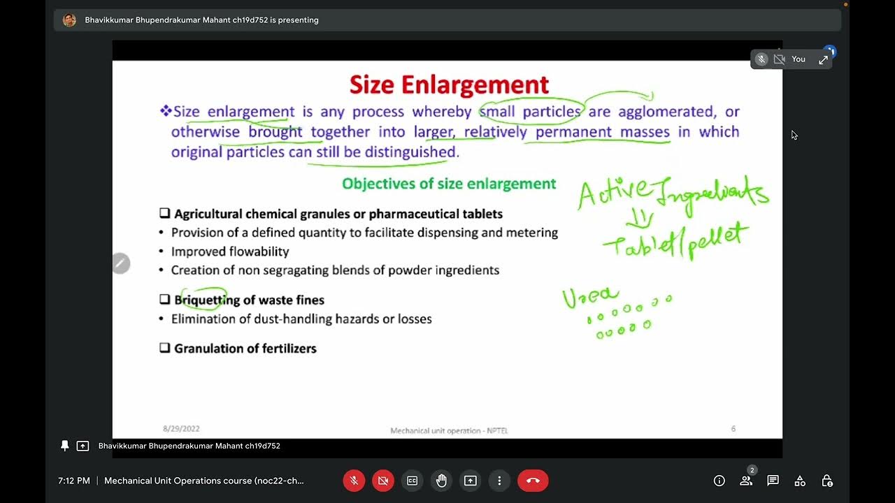 Mechanical Unit Operation week 5 YouTube