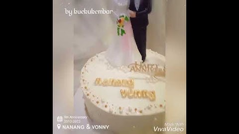 Anniversary cake I kue ulang tahun perkawinan