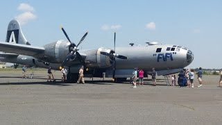 B-29 'Fifi' startup and idle